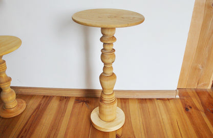 Wooden plant stand, covered by oil for wood - 20 inches - handmade flower stand - made of linden wood