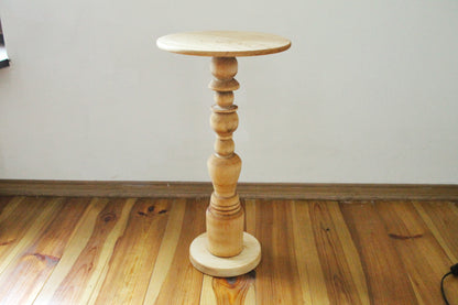 Wooden plant stand, covered by oil for wood - 20 inches - handmade flower stand - made of linden wood