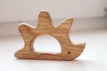 Load image into Gallery viewer, Hedgehog-teether, natural, eco-friendly - Natural Wooden Toy - Oak Teether - Handmade wooden teether
