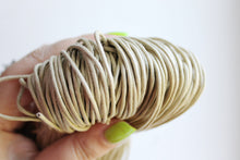 Load image into Gallery viewer, Beige Wax Cotton Cord 1.5 mm 10 meters - 10,9 yards or 32,8 feet
