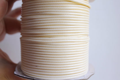 Beige faux leather cord - high quality soft faux leather cord 2 m - 2,18  yards or 6,5 feet