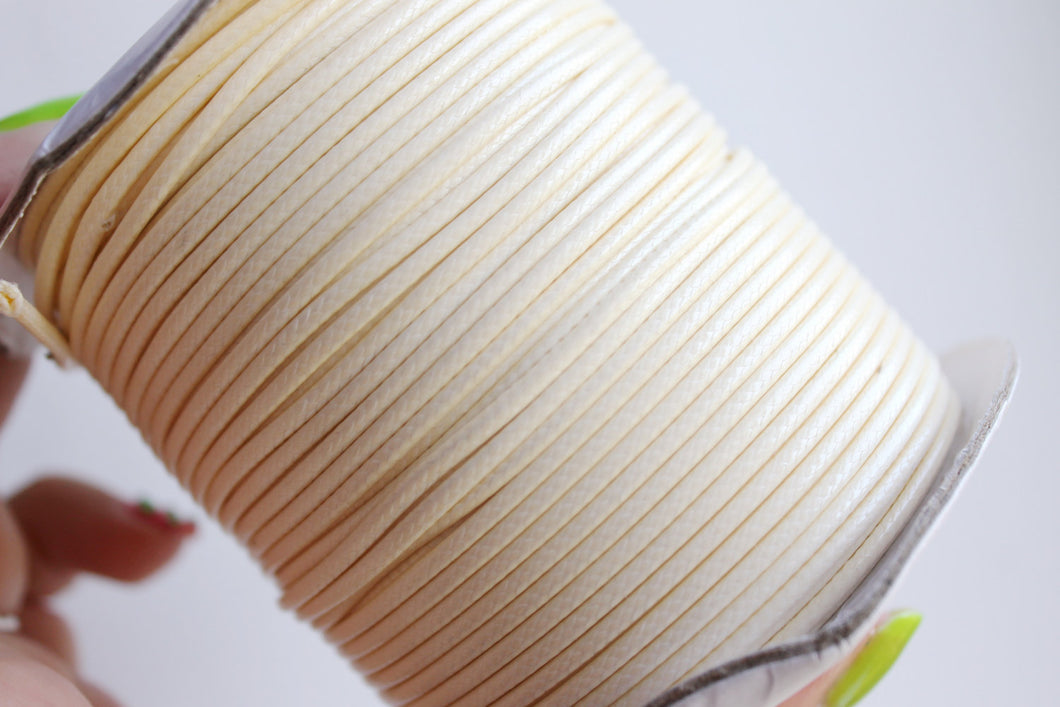 Beige faux leather cord - high quality soft faux leather cord 2 m - 2,18  yards or 6,5 feet