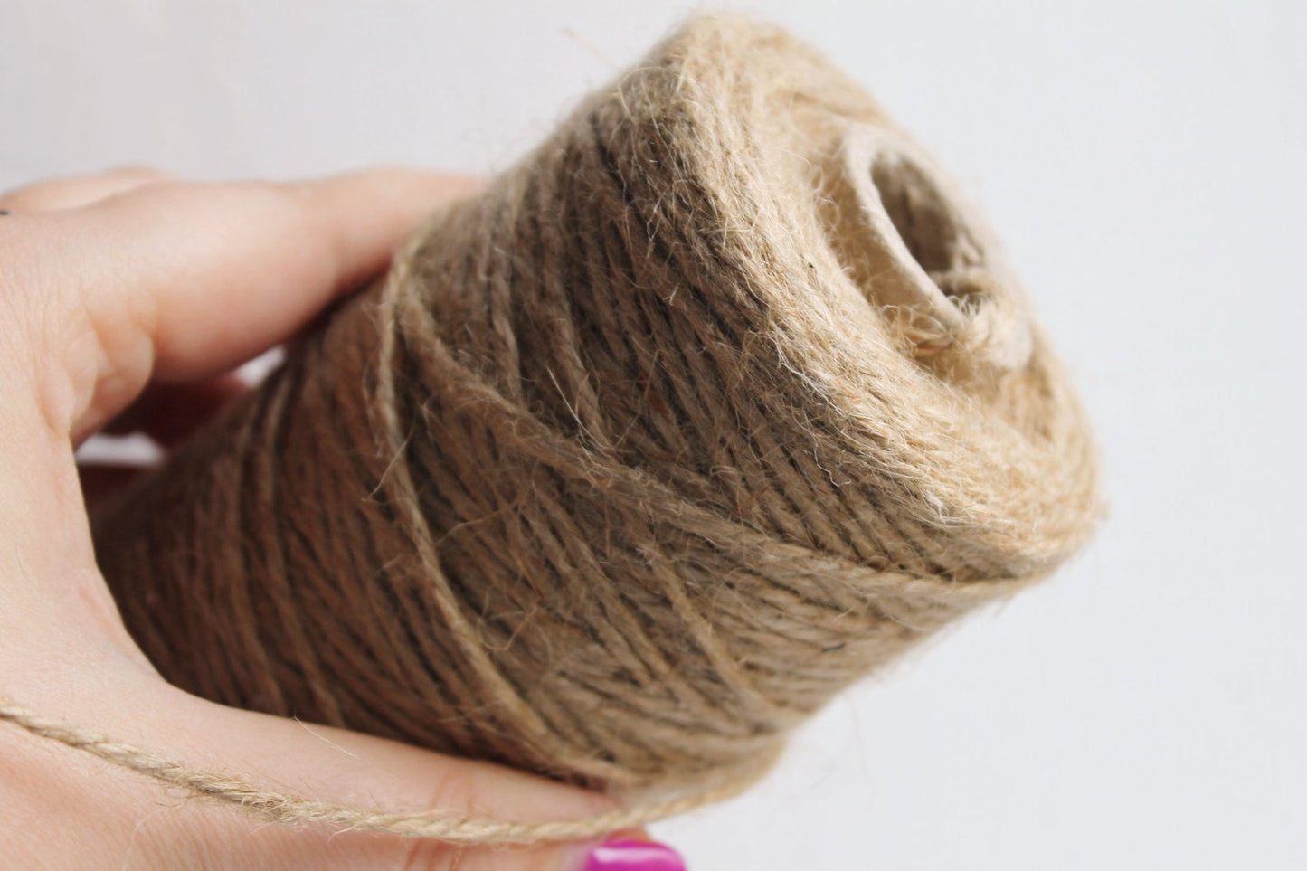 Jute twine - 200 m - 218 yards - natural cord - rustic cords, eco friendly, craft supplies, gift wrapping