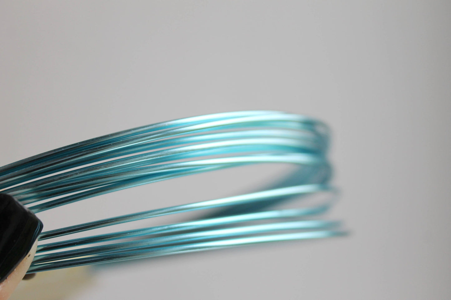 Aluminum wire Baby Blue  - diameter 1.5 mm - 5 meters - Jewelry Craft Wire Wrapping - 17