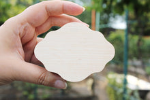 Load image into Gallery viewer, Hinged Cloud-box unfinished wooden - with cover - natural, eco friendly - wedding box - engaged Cloud-box
