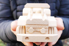 Load image into Gallery viewer, Cabriolet-car, wooden toy, made of eco friendly beech wood - 180 mm x 100 mm x 50 mm

