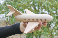 Load image into Gallery viewer, Wooden plane - Boeing, wooden toy, made of eco friendly beech wood - toy for kids - wooden model
