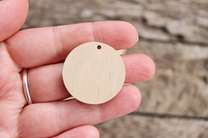 SET OF 5 - Pendant blank - circle blanks Necklace or Earrings - pure blank