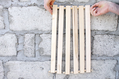 Wooden Bath Shower Bathroom small mat - handmade linden wood bath mat - natural eco friendly