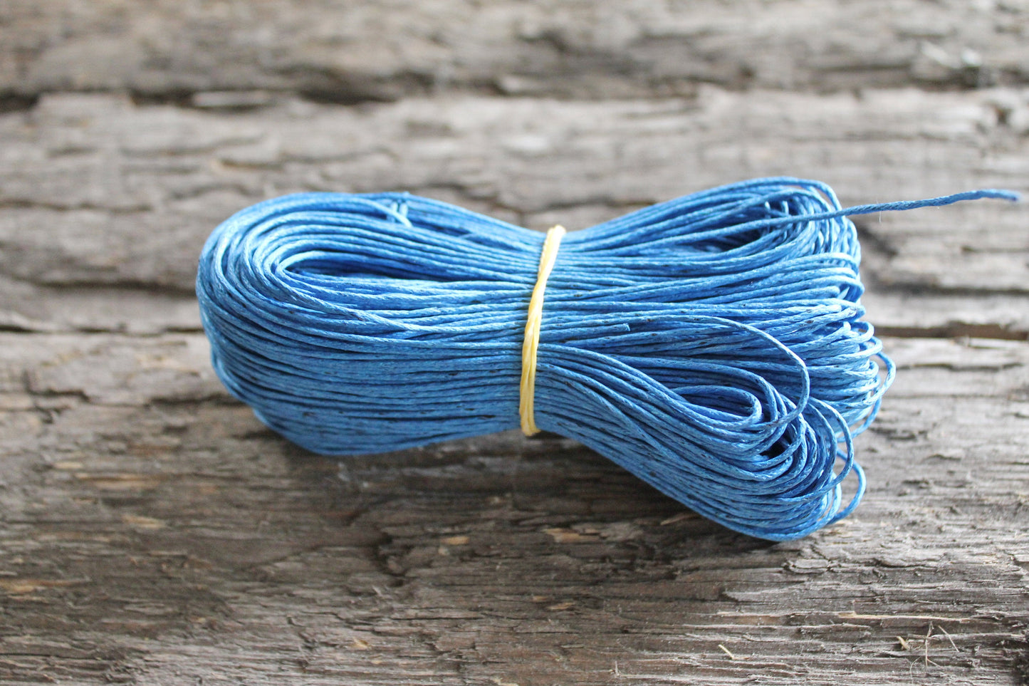 Sapphire  Wax Cotton Cord 1mm 10 meters - 10,9 yards or 32,8 feet