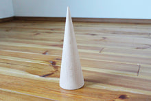 Load image into Gallery viewer, Big wooden cones 245 mm x 75 mm (9.6x3 inch)- natural eco-friendly - beech wood
