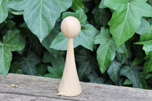 Load image into Gallery viewer, Unfinished wooden doll - 120 mm x 35 mm - made of eco-friendly - beech wood
