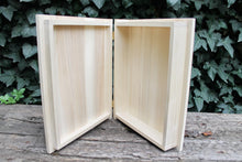 Load image into Gallery viewer, Book-box 300x250 mm - eco-friendly - made of  poplar wood - wooden book
