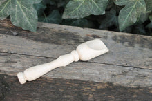 Load image into Gallery viewer, Handmade small wooden scoop for spices - natural eco friendly - made of beech wood
