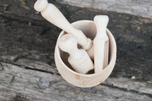 Load image into Gallery viewer, Handmade small wooden scoop for spices - 4.3 inches - natural eco friendly - made of beech wood
