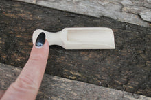 Load image into Gallery viewer, Handmade small wooden scoop for spices - 2.7 inches - natural eco friendly - made of beech wood
