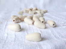 Load image into Gallery viewer, 16 mm natural wooden drop beads 25 pcs - eco friendly
