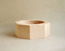 Load image into Gallery viewer, 35 mm Wooden bracelet unfinished round octahedral - natural eco friendly
