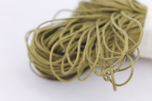 Load image into Gallery viewer, Olive color Wax Cotton Cord 1 mm 10 meters - 10,9 yards or 32,8 feet
