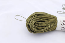 Load image into Gallery viewer, Olive color Wax Cotton Cord 1 mm 10 meters - 10,9 yards or 32,8 feet
