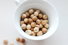 Load image into Gallery viewer, Juniper aroma beads 10 mm Natural polished - 10 pcs - eco friendly
