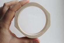 Load image into Gallery viewer, 20 mm Wooden bracelet unfinished rounded rectangular - natural eco friendly
