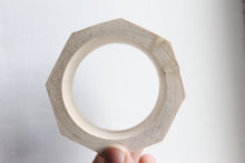 Load image into Gallery viewer, 40 mm Wooden bracelet unfinished round octahedral - natural eco friendly
