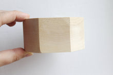 Load image into Gallery viewer, 45 mm Wooden bracelet unfinished rounded rectangular - natural eco friendly
