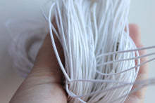Load image into Gallery viewer, White  Wax Cotton Cord 1 mm 10 meters - 10,9 yards or 32,8 feet
