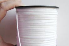 Load image into Gallery viewer, White  Suede cord - high quality soft faux cord 2 m - 2,18  yards or 6,5 feet
