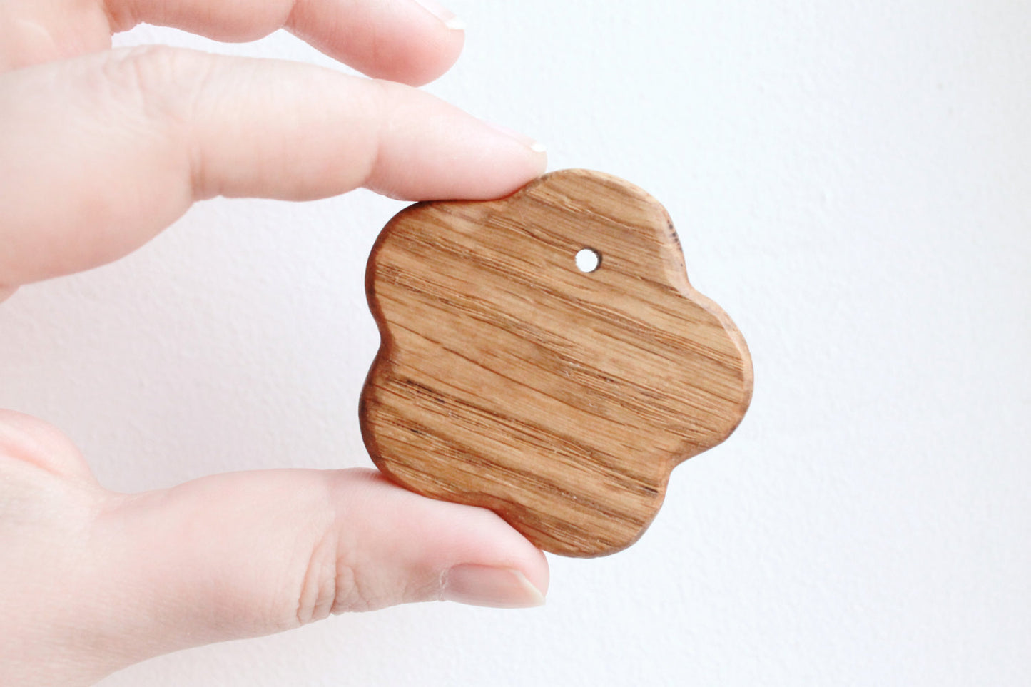 Flower-pendants. Set of 5 pendants - teethers - natural, eco friendly - made of OAK