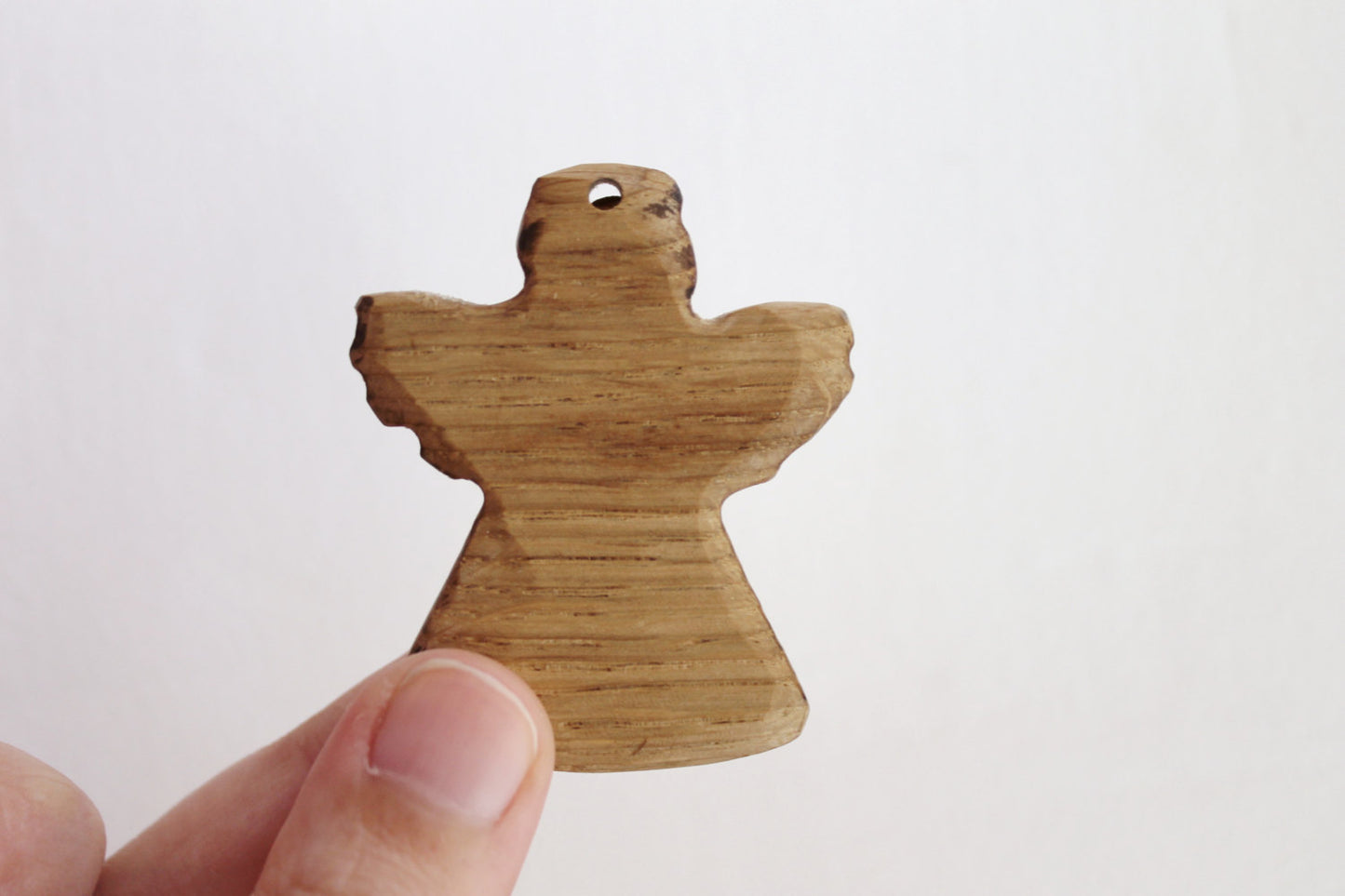 Angel-pendant, organic, oak teether - natural, eco friendly - made of OAK