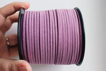 Load image into Gallery viewer, Purple Suede cord - high quality soft faux cord 2 m - 2,18  yards or 6,5 feet
