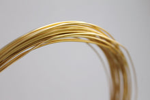 Load image into Gallery viewer, Aluminum wire Light gold - diameter 1 mm - 10 meters - Jewelry Craft Wire Wrapping - 08
