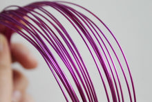 Load image into Gallery viewer, Aluminum wire Lavender - diameter 1 mm - 10 meters - Jewelry Craft Wire Wrapping - 06
