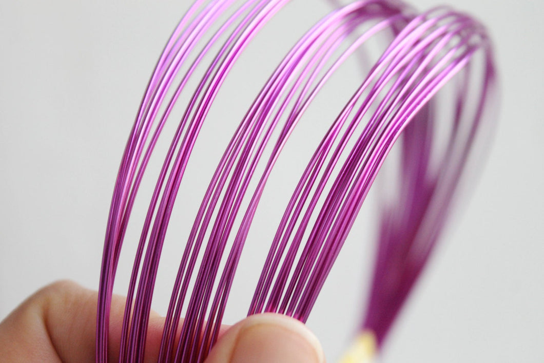 Aluminum wire Lavender - diameter 1 mm - 10 meters - Jewelry Craft Wire Wrapping - 06