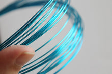 Load image into Gallery viewer, Aluminum wire Turquoise - diameter 1 mm - 10 meters - Jewelry Craft Wire Wrapping - 16

