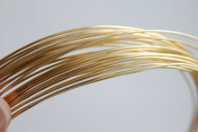Load image into Gallery viewer, Aluminum wire Light gold - diameter 1 mm - 10 meters - Jewelry Craft Wire Wrapping - 08
