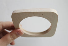 Load image into Gallery viewer, 10 mm Wooden bracelet unfinished square - natural eco friendly
