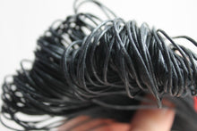 Load image into Gallery viewer, Black  Wax Cotton Cord 1 mm 10 meters - 10,9 yards or 32,8 feet
